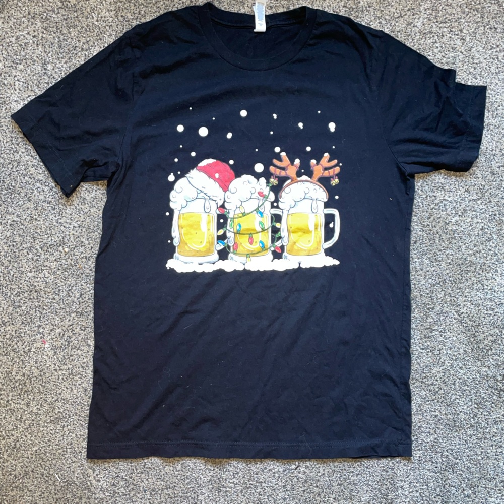 Christmas beer shirt